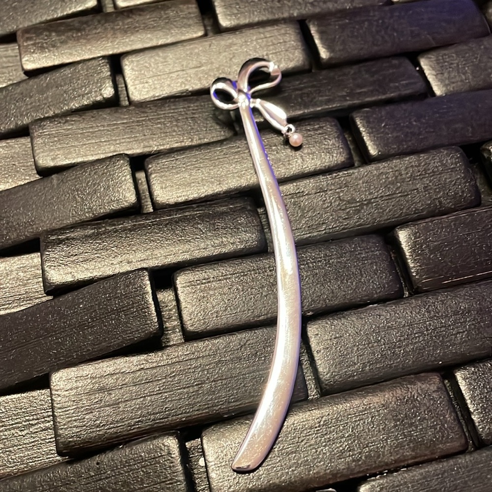 Mikimoto muddler Pearl and silver